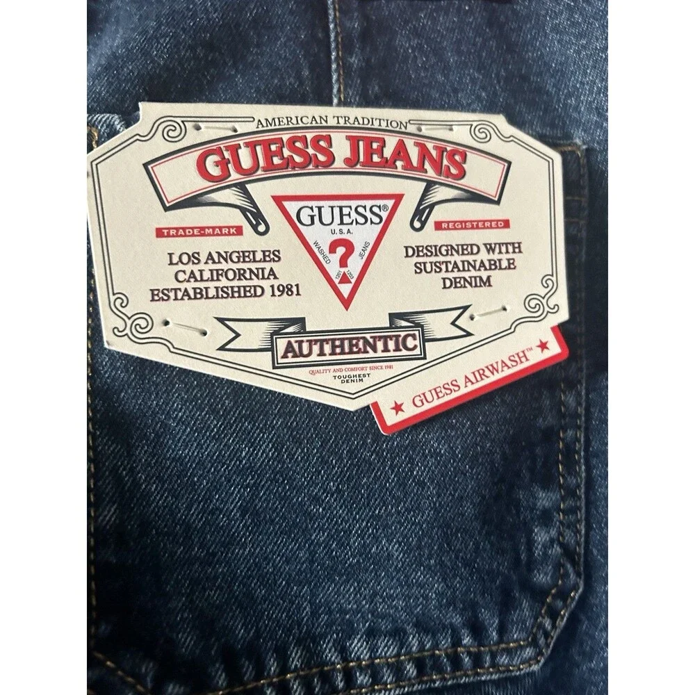 Guess Authentic G10 Cargo Jeans Airwash 28x32 - Vintage - Brand New -
